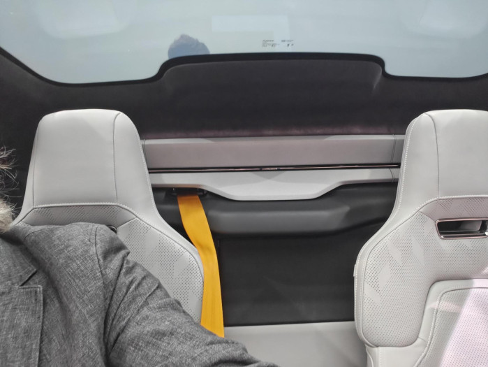 Der Polestar 5 hat kein Heckfenster. (Bild: Friedhelm Greis/Golem)